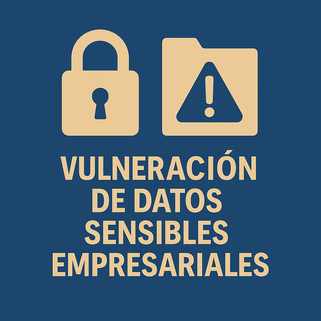 Vulneración de datos Sensibles Empresariales