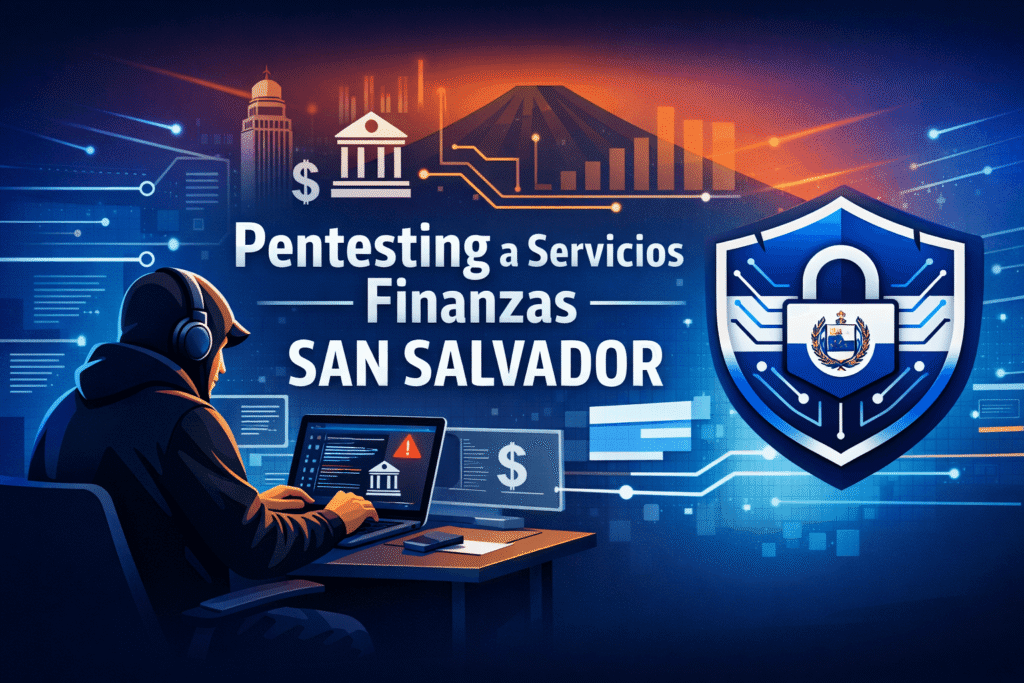 Pentesting a servicios finanzas San Salvador