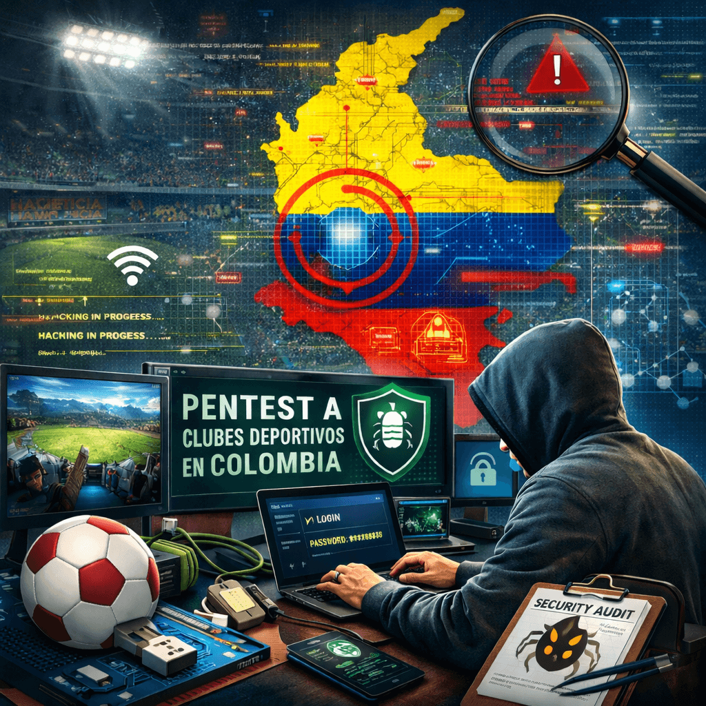 Pentest a clubes deportivos en Colombia